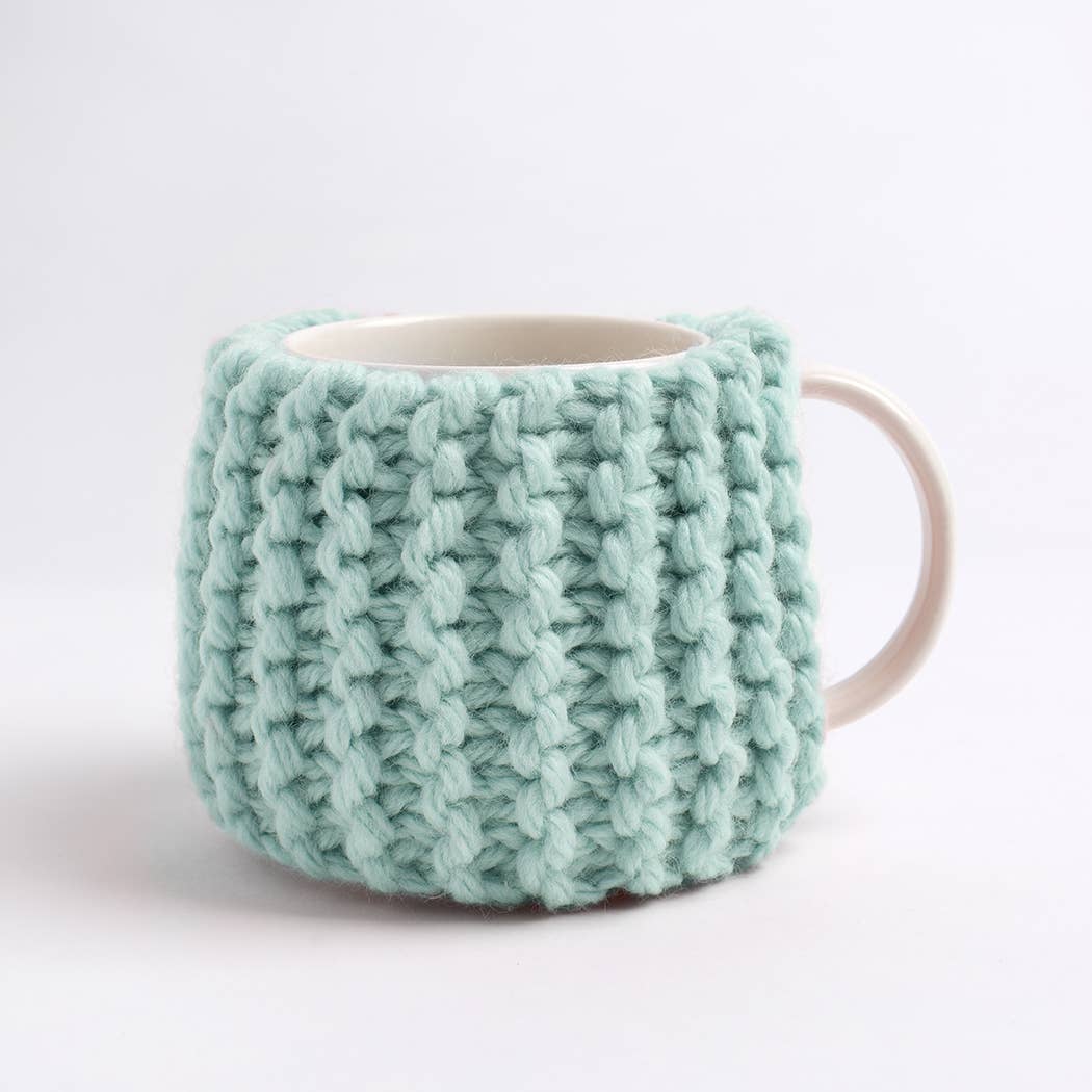 Beginner Cup Cosy Knitting Kit: Rose Quartz