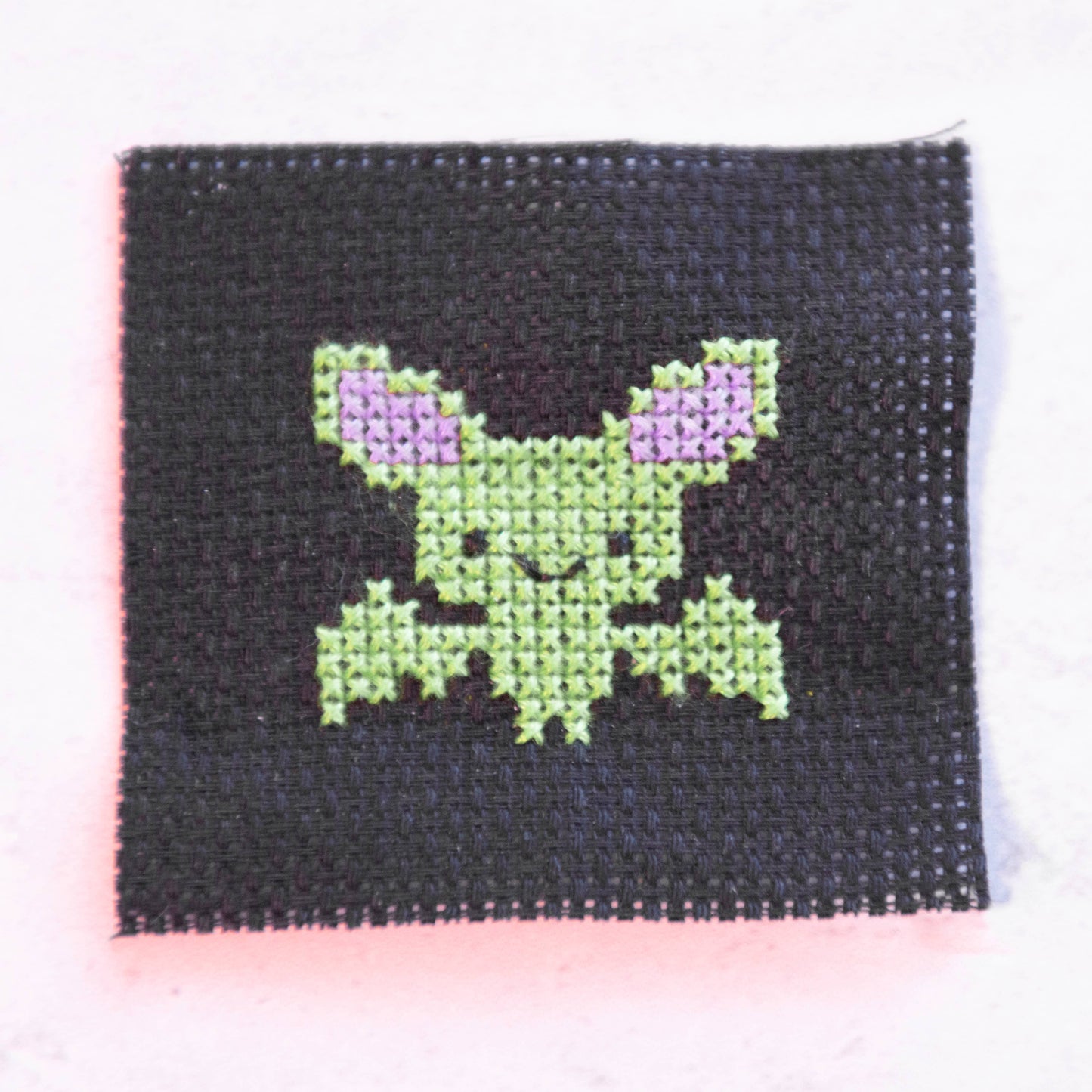 Kawaii Halloween Bat Mini Cross Stitch Kit
