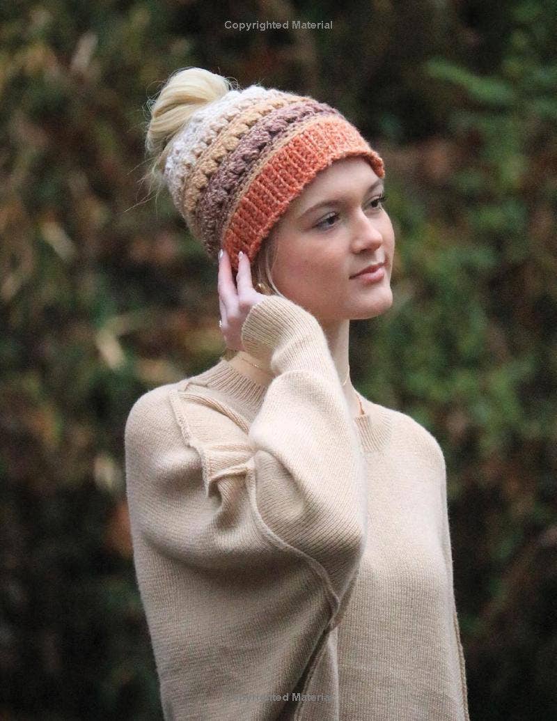 Crochet Messy Hat Buns: 12 Quick & Easy Designs