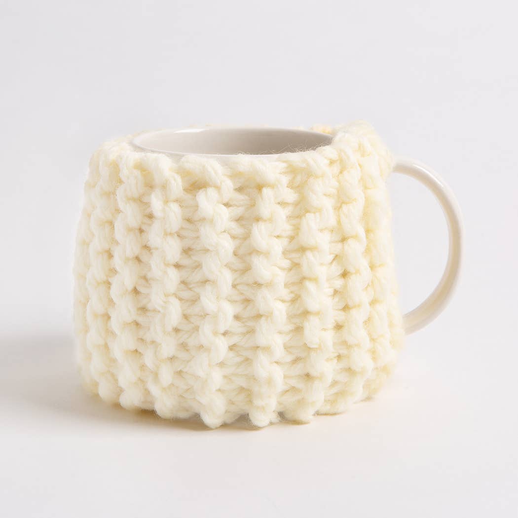 Beginner Cup Cosy Knitting Kit: Ice Cream