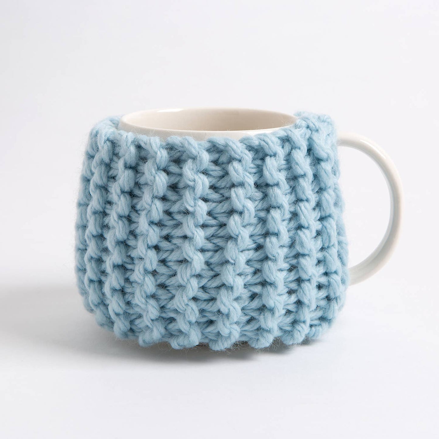 Beginner Cup Cosy Knitting Kit: Rose Quartz