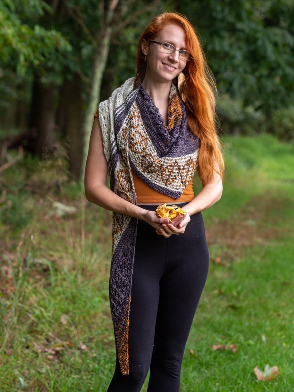 Autumn Crunch Shawl Knitting Kit