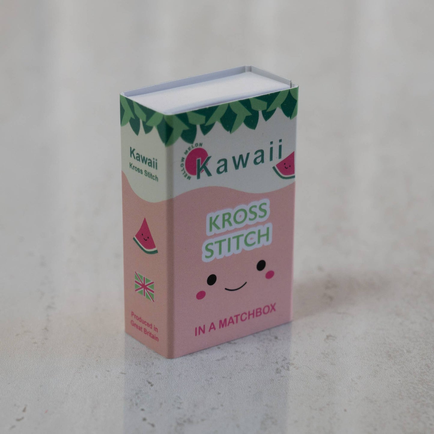 Kawaii Watermelon Mini Cross Stitch Kit