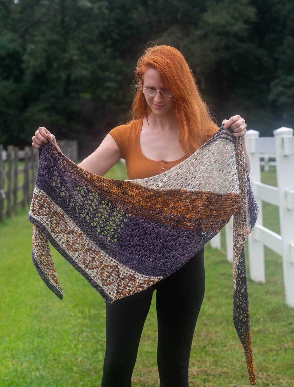 Autumn Crunch Shawl Knitting Kit