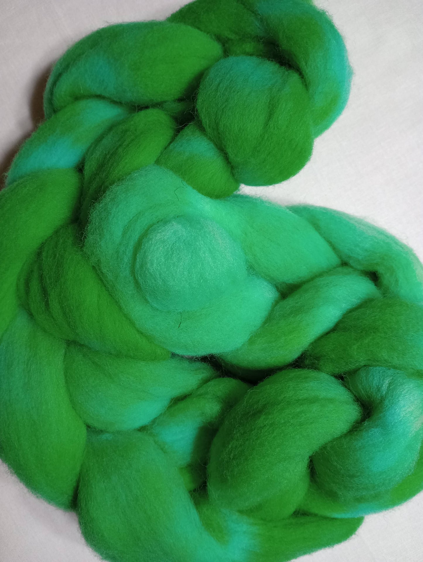 Hand Dyed Roving - Southdown - 100 gram Braids