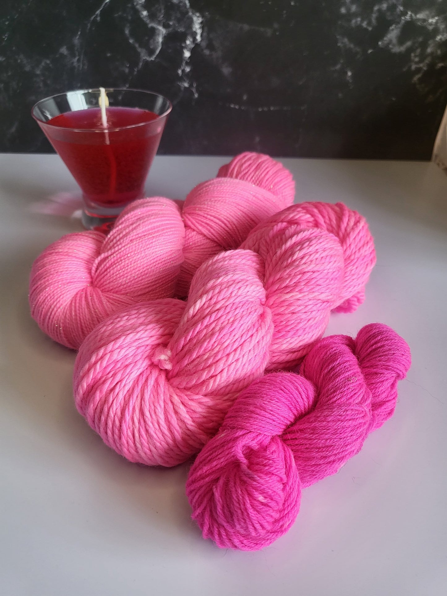 Cosmopolitan- Sex and the City Inspired Hand Dyed Yarn