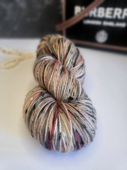 Burberry- Sex and the City Inspired Hand Dyed Yarn