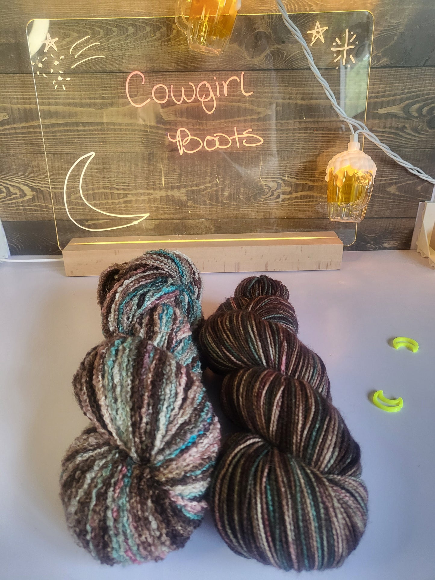 Cowgirl Boots Hand Dyed Yarn
