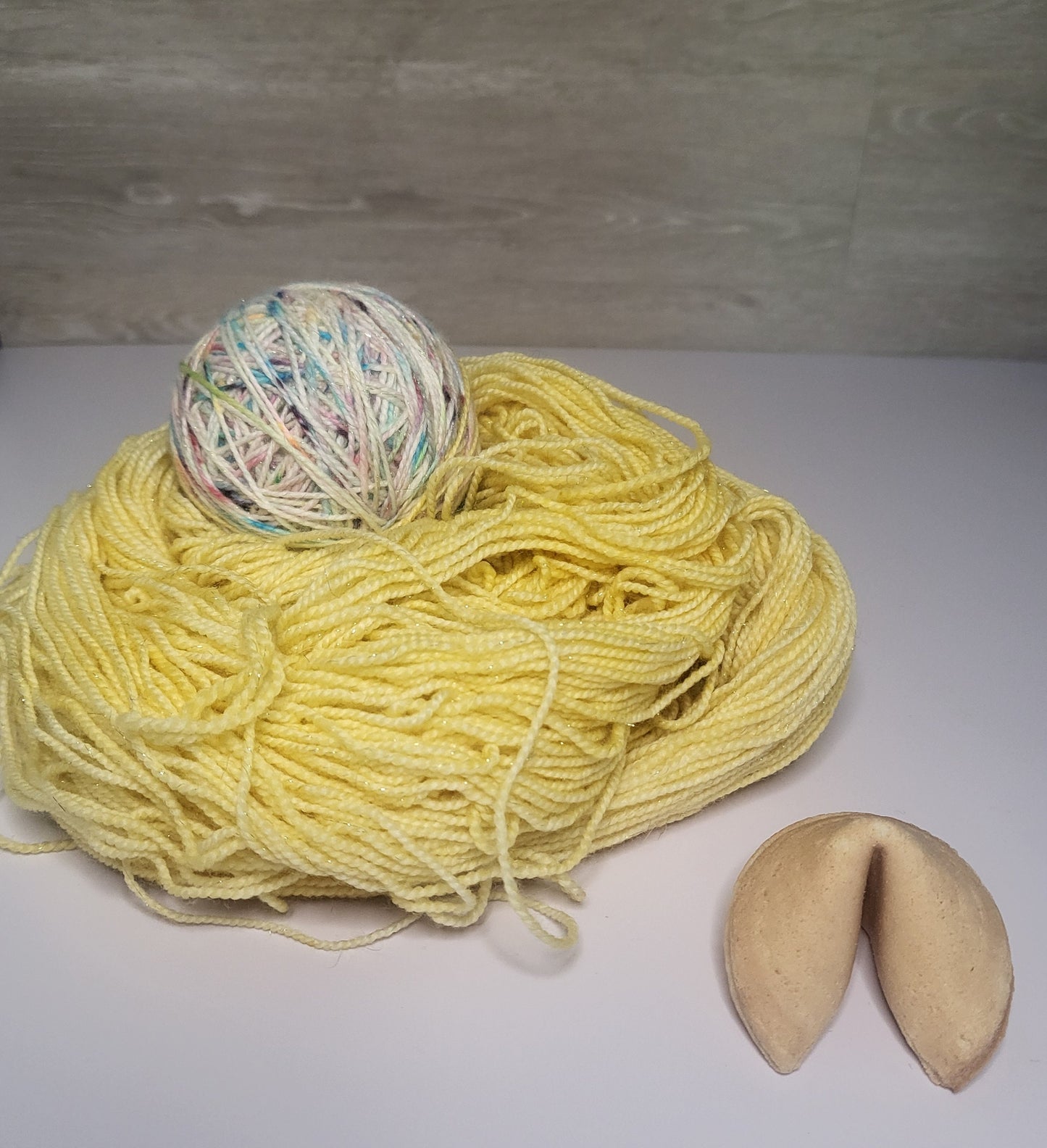Fortune Cookie, Sock Yarn, Glitter Yarn, Tweed Yarn, Christmas Gift, Birthday Gift
