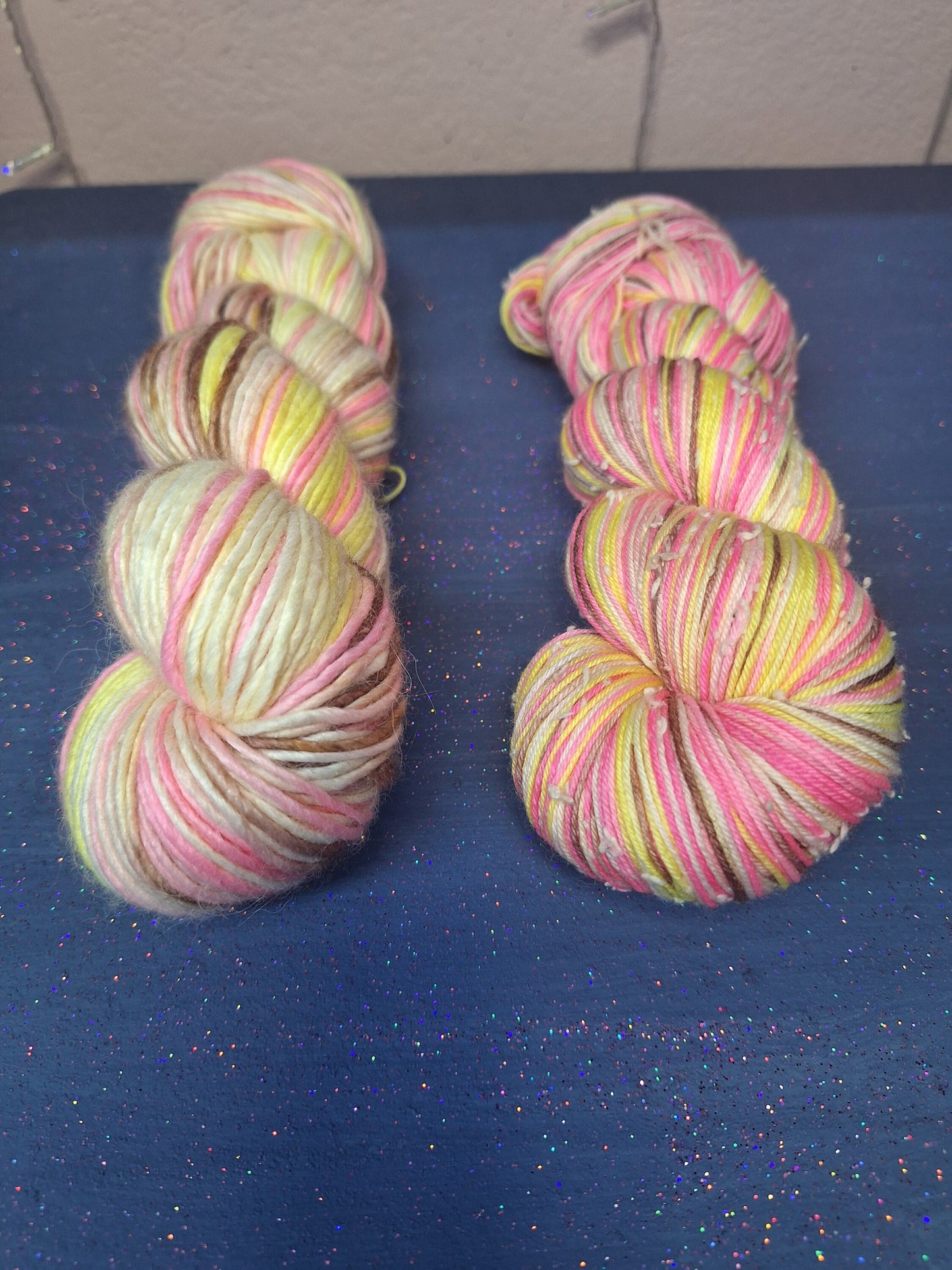 Rachel's Trifle Friends Inspired Hand Dyed Yarn and Spinning/Blending Kit