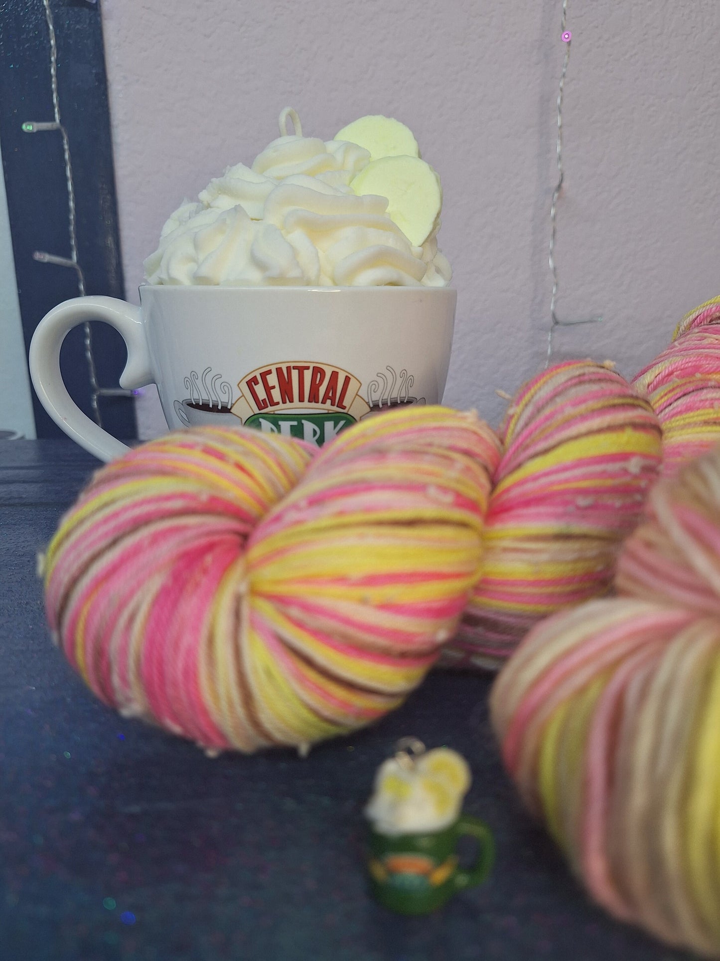 Rachel's Trifle Friends Inspired Hand Dyed Yarn and Spinning/Blending Kit