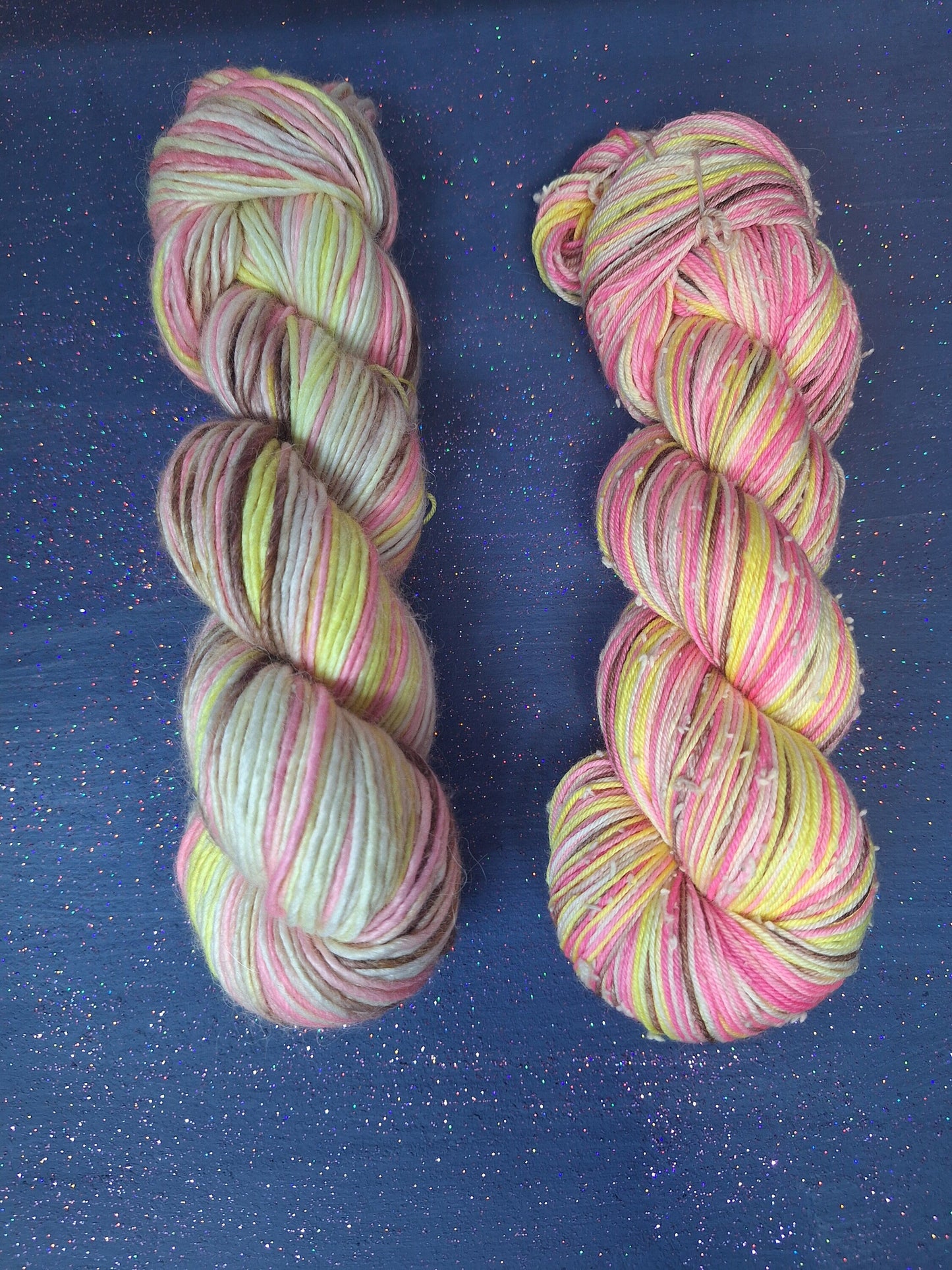 Rachel's Trifle Friends Inspired Hand Dyed Yarn and Spinning/Blending Kit