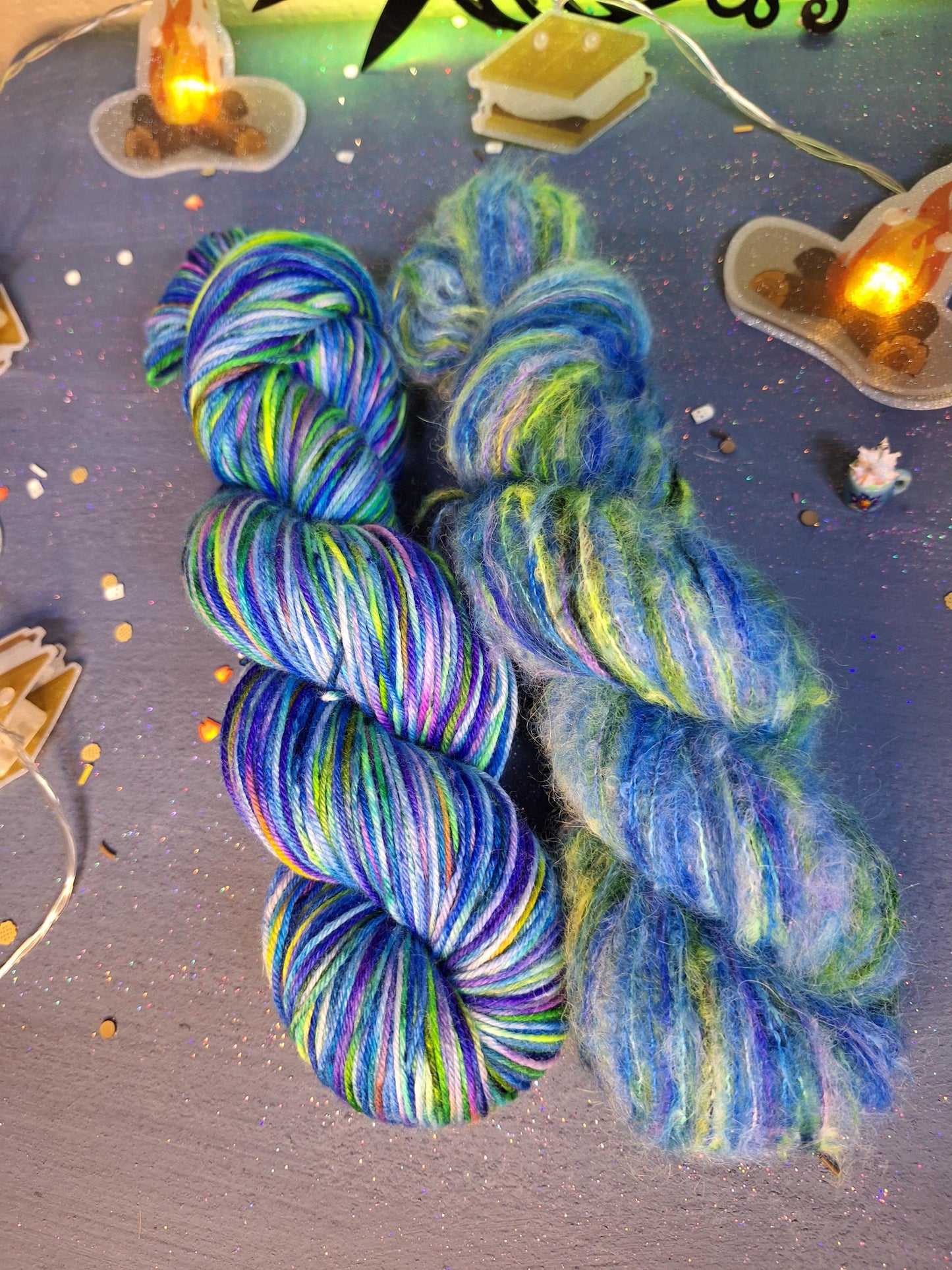 Firefly Hand Dyed summer inspired Yarn