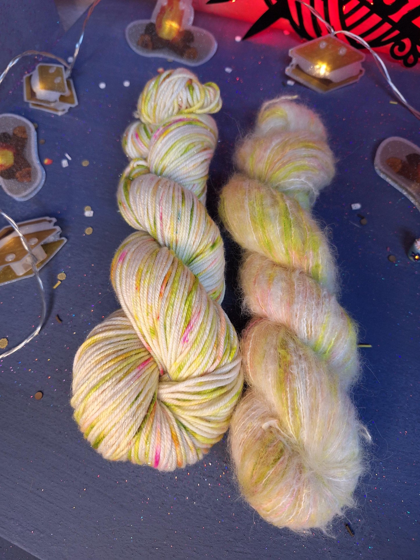Wildflower Hand Dyed summer inspired Yarn