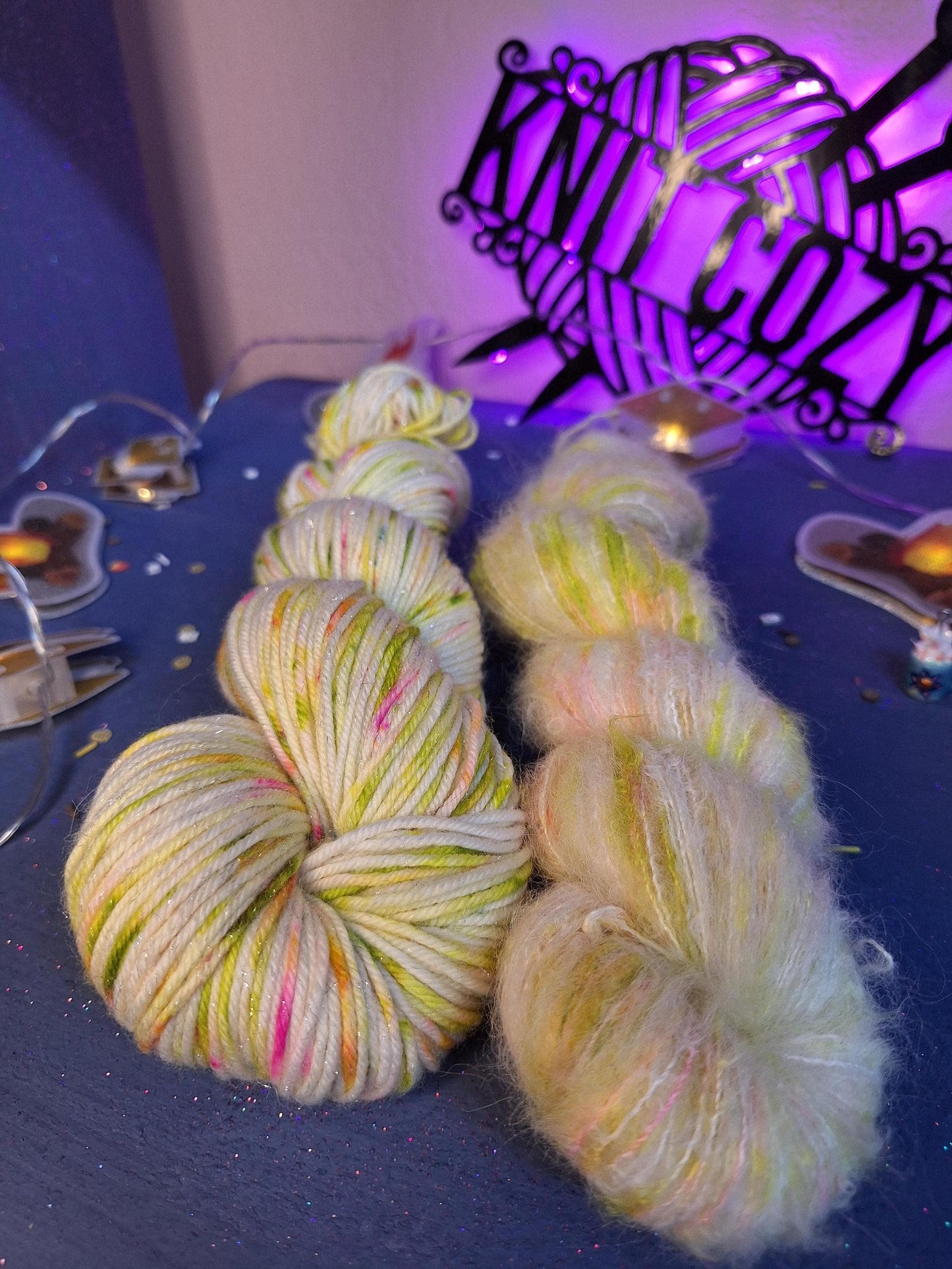 Wildflower Hand Dyed summer inspired Yarn