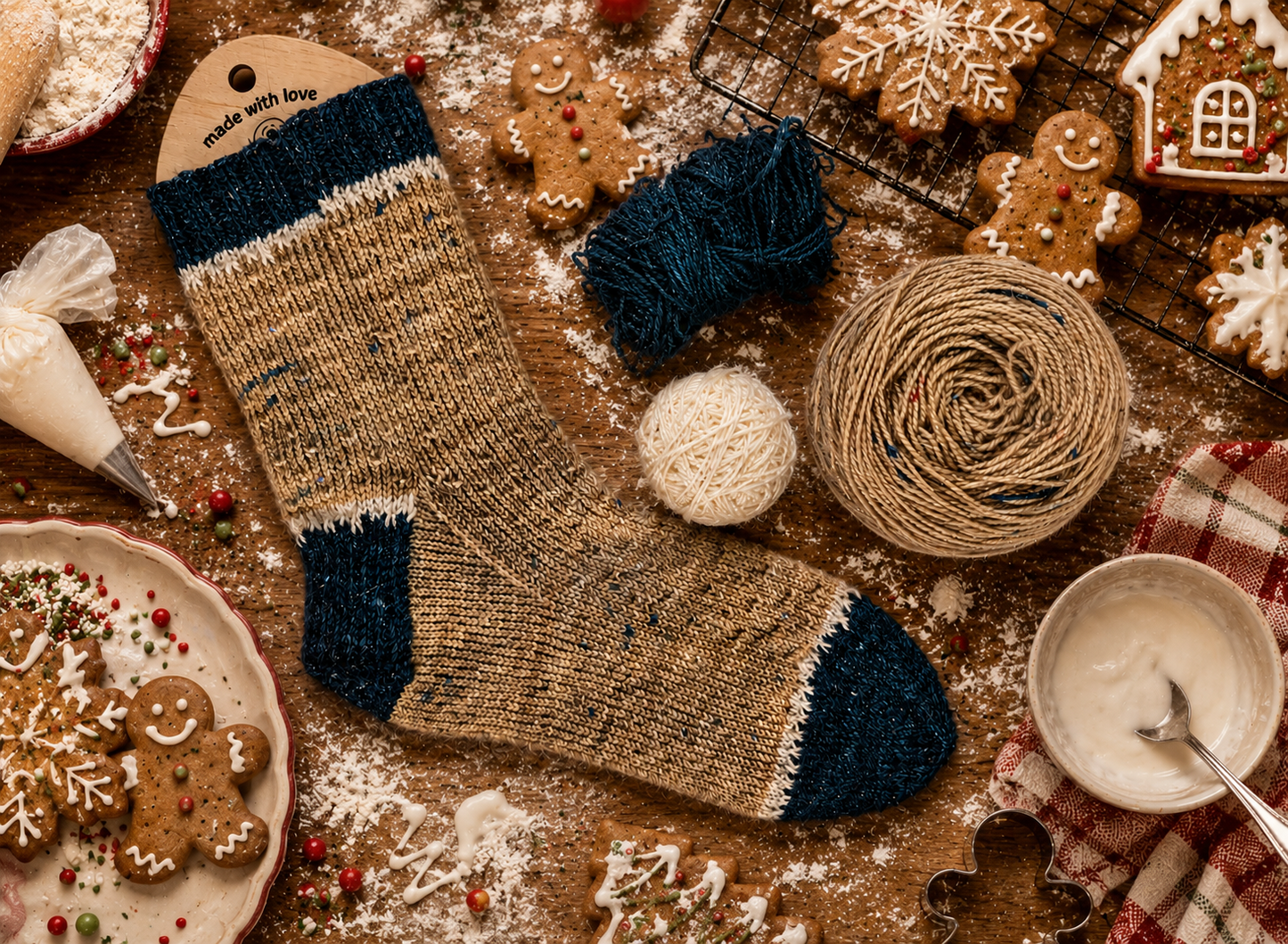 Christmas in July! Gingerbread Sock Set