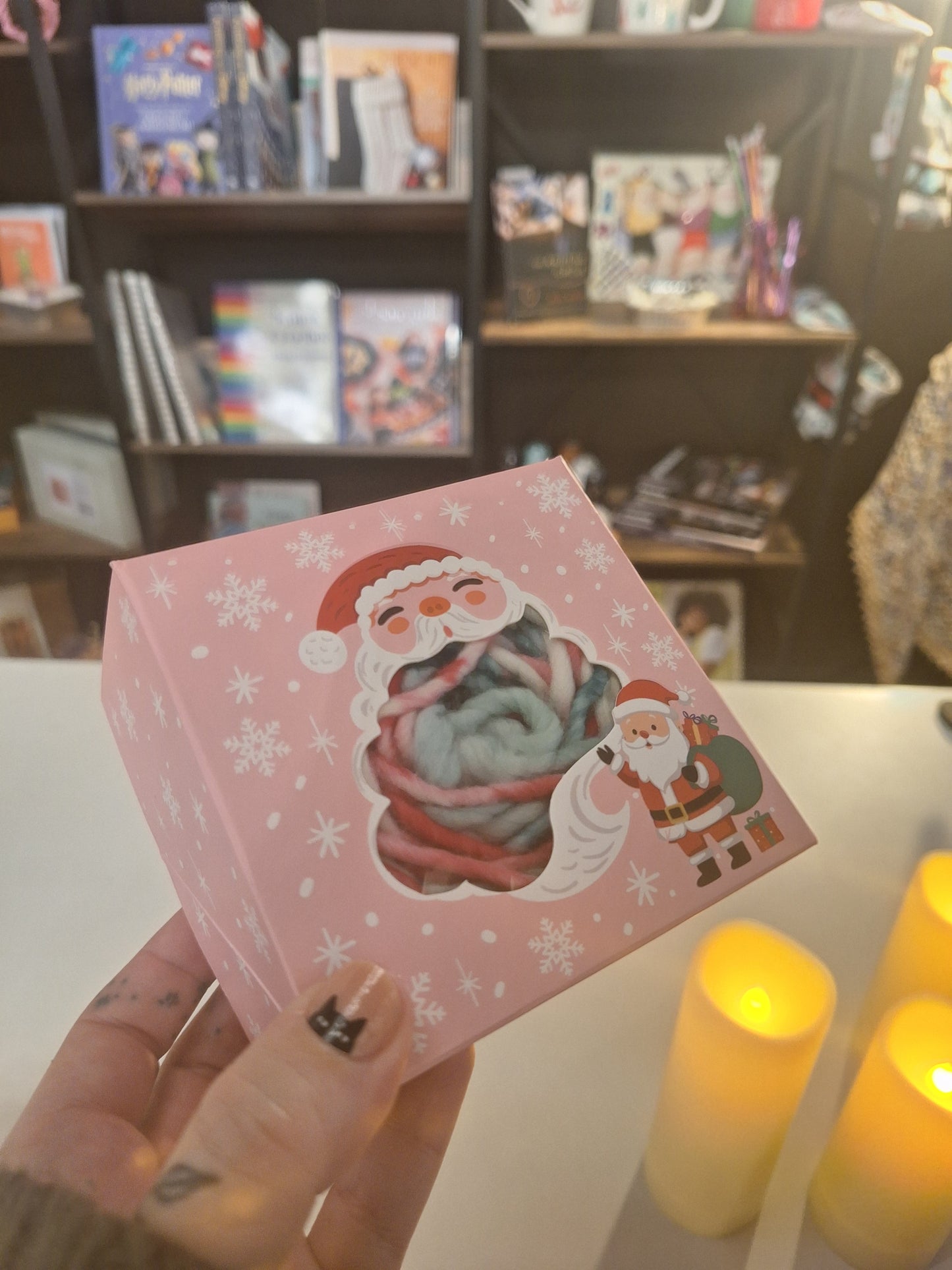 Christmas Cake in a Gift Box