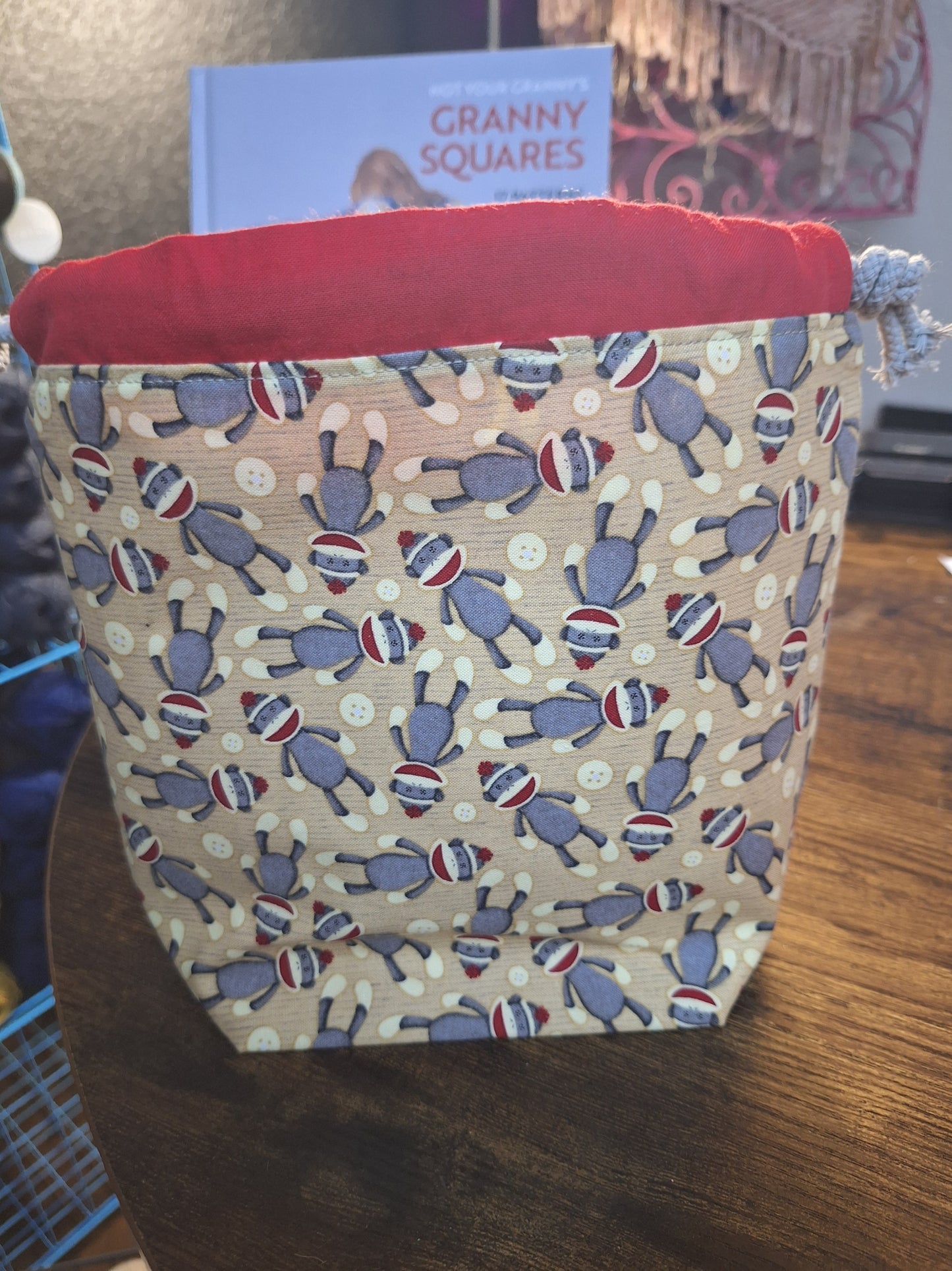 Sock monkey bag