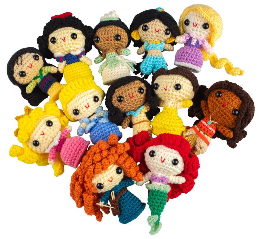 Disney Princess Crochet by Editors of Thunder Bay Press: Kit - Paperback; 76 pages / English