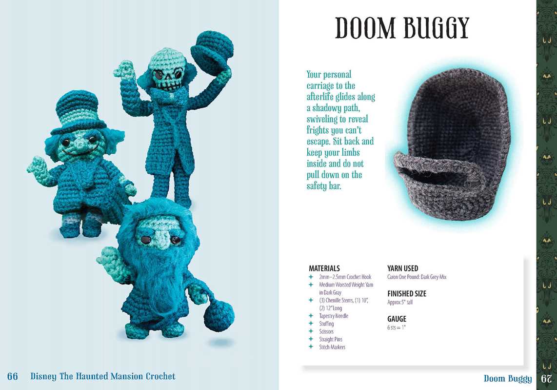 Disney The Haunted Mansion Crochet by Margaux Delos Reyes Rull: Kit - Paperback; 96 pages / English