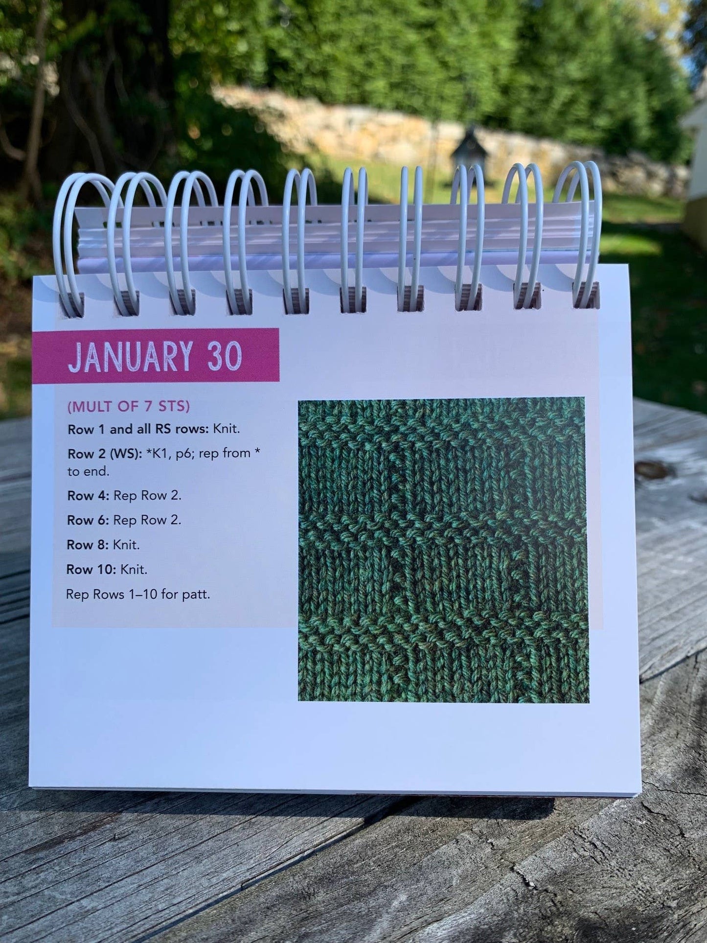 Year of Knitting Stitches: A Stitch-A-Day Perpetual Calendar