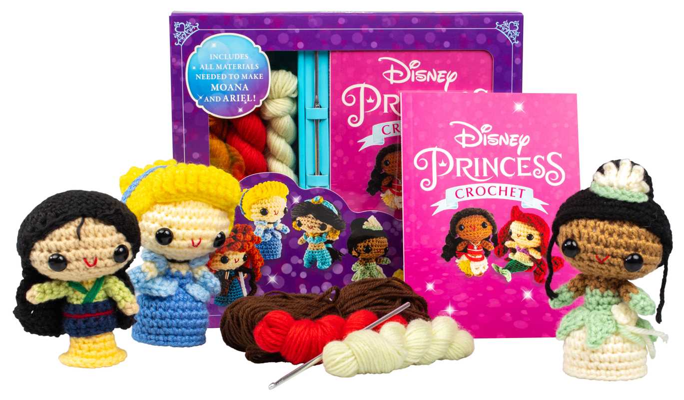 Disney Princess Crochet by Editors of Thunder Bay Press: Kit - Paperback; 76 pages / English