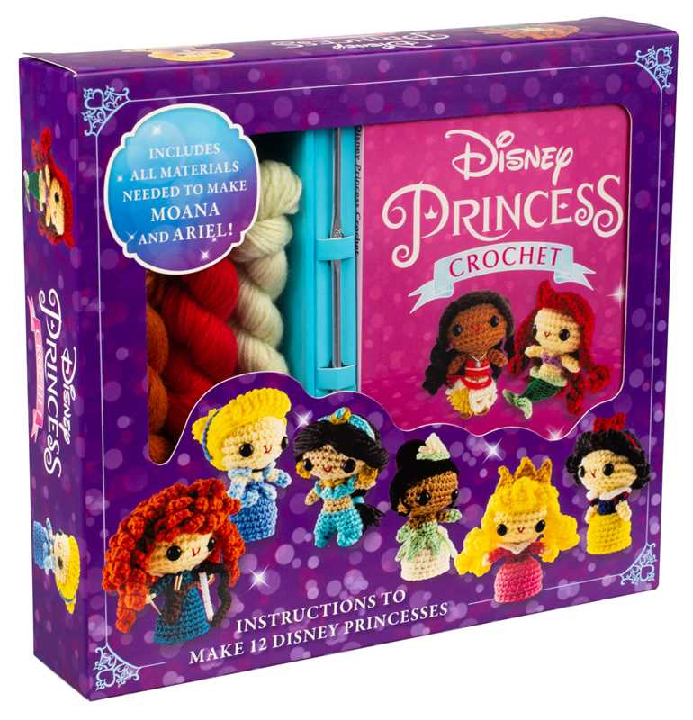Disney Princess Crochet by Editors of Thunder Bay Press: Kit - Paperback; 76 pages / English