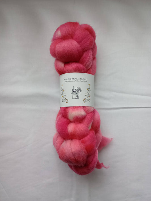 Hand Dyed Roving - Falkland - 100 gram Braids