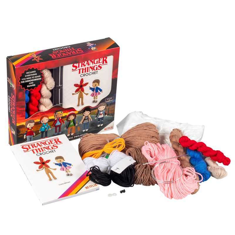 Stranger Things Crochet by Editors of Thunder Bay Press: Kit - Paperback; 88 pages / English