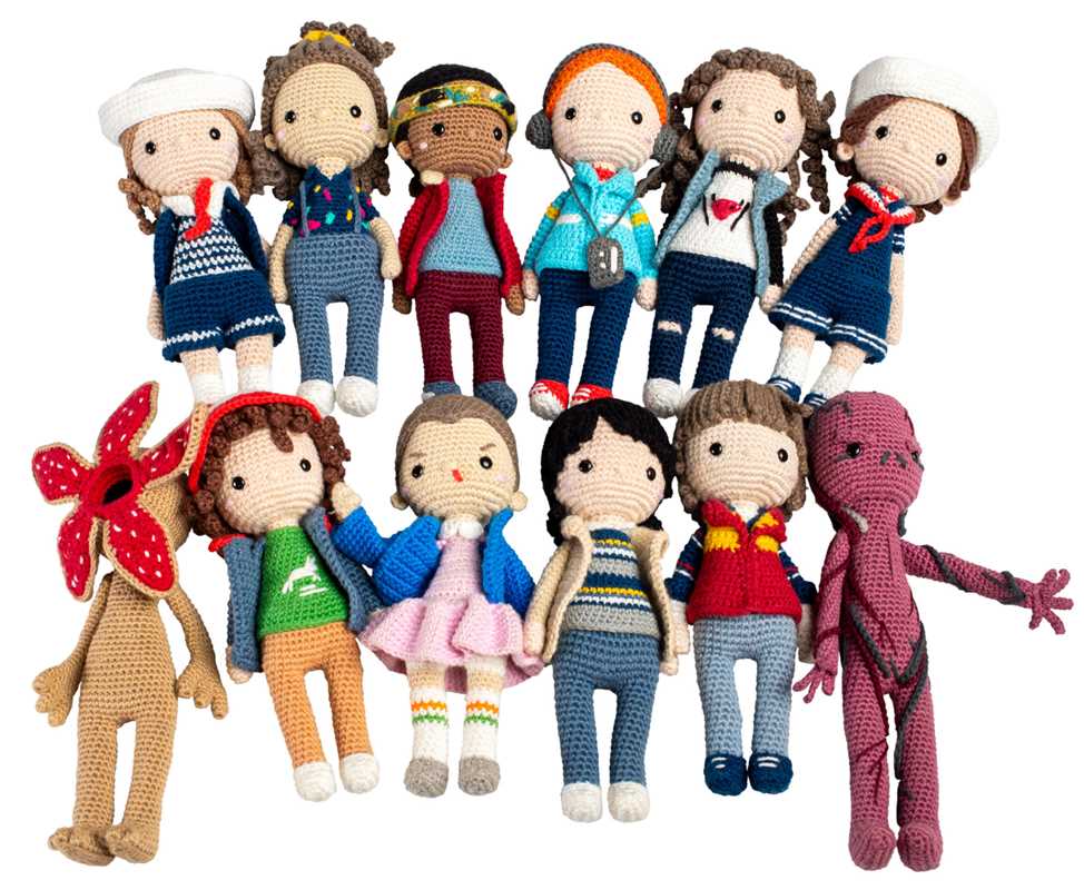 Stranger Things Crochet by Editors of Thunder Bay Press: Kit - Paperback; 88 pages / English