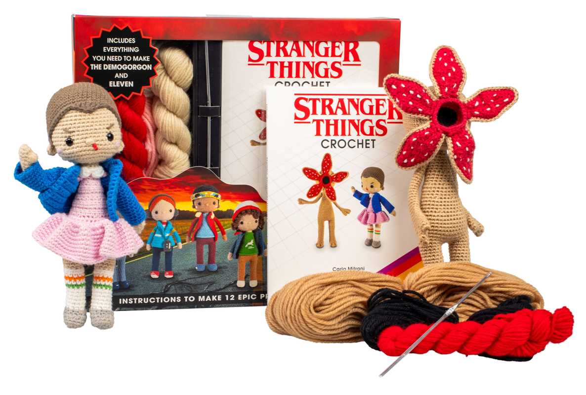 Stranger Things Crochet by Editors of Thunder Bay Press: Kit - Paperback; 88 pages / English