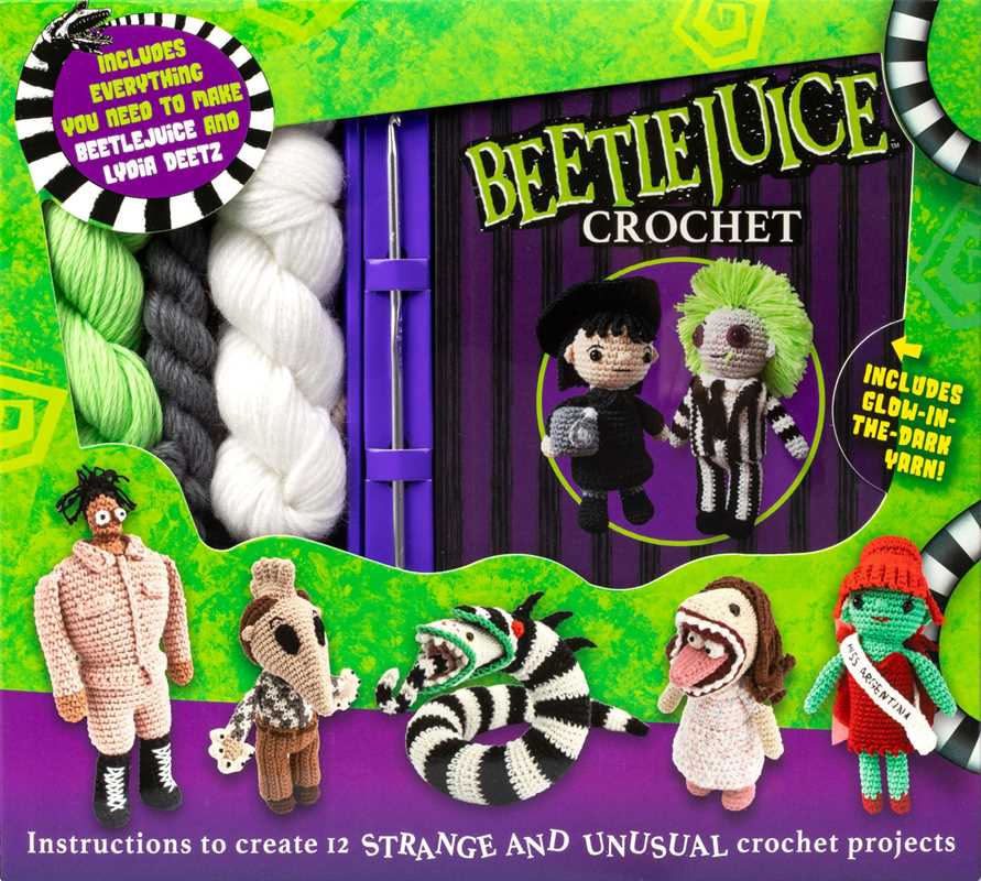 Beetlejuice Crochet by Editors of Thunder Bay Press: Kit - Paperback; 88 pages / English
