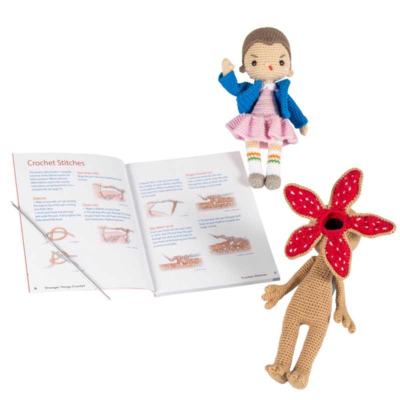 Stranger Things Crochet by Editors of Thunder Bay Press: Kit - Paperback; 88 pages / English