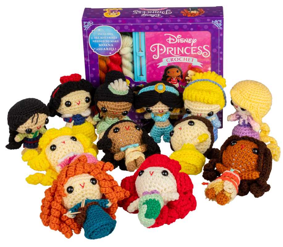 Disney Princess Crochet by Editors of Thunder Bay Press: Kit - Paperback; 76 pages / English