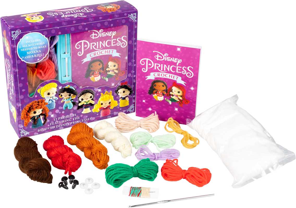 Disney Princess Crochet by Editors of Thunder Bay Press: Kit - Paperback; 76 pages / English