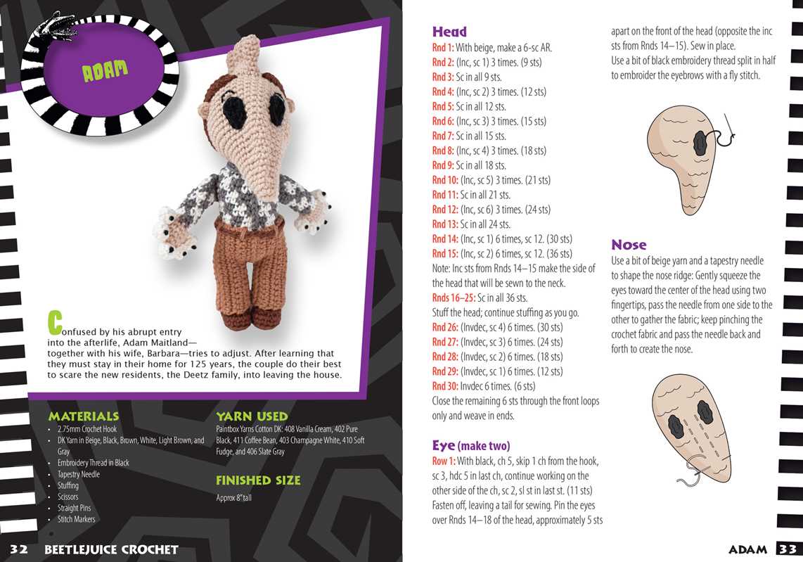 Beetlejuice Crochet by Editors of Thunder Bay Press: Kit - Paperback; 88 pages / English