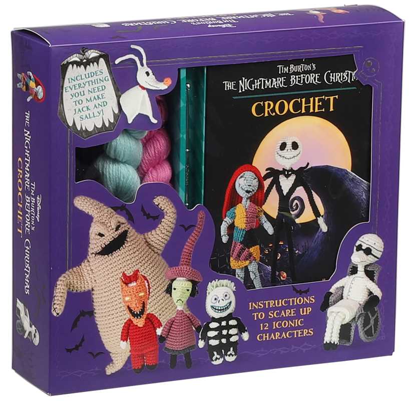 Disney Tim Burton's The Nightmare Before Christmas Crochet by Ilaria Caliri: Kit - Paperback; 88 pages / English