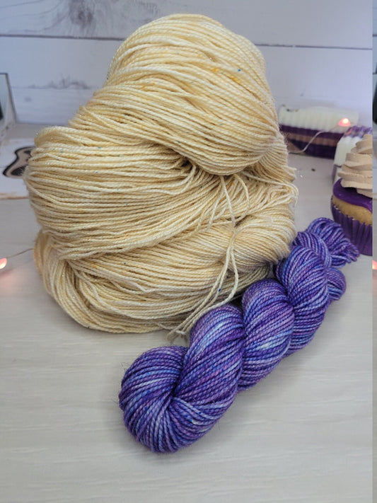Peanut Butter and Grape Jelly, Sock Set, Glitter Sock, Team Peanut Butter, Fingering Weight, Sock Yarn, Sock Set, Sparkle Sock