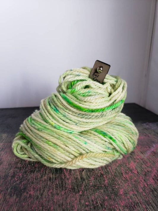 Leprechaun Prints, St. Patrick's Day, Green, Cream, Beige, Bulky, St Patrick's Day Inspired, Yarn