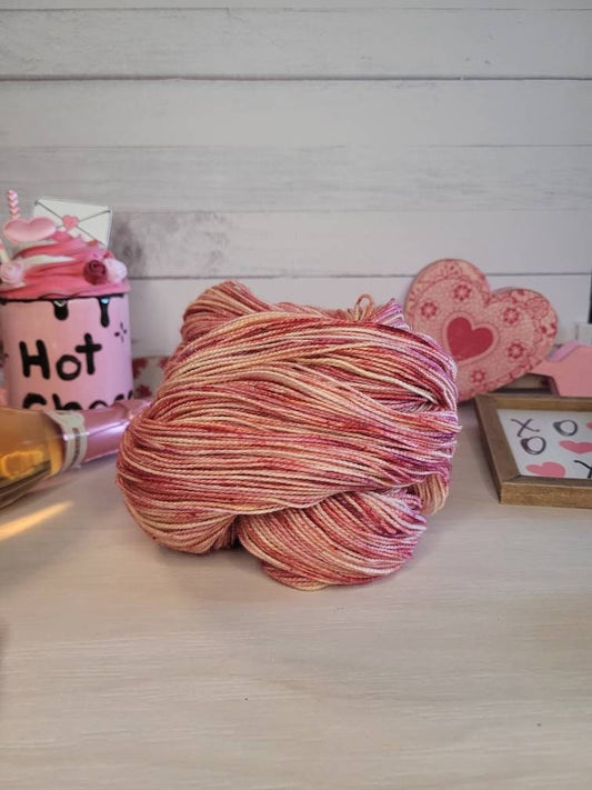 Valentine's Brunch, Glitter Sock, Sparkle Yarn, Shawl, Yarn, Valentine's Day, Gift