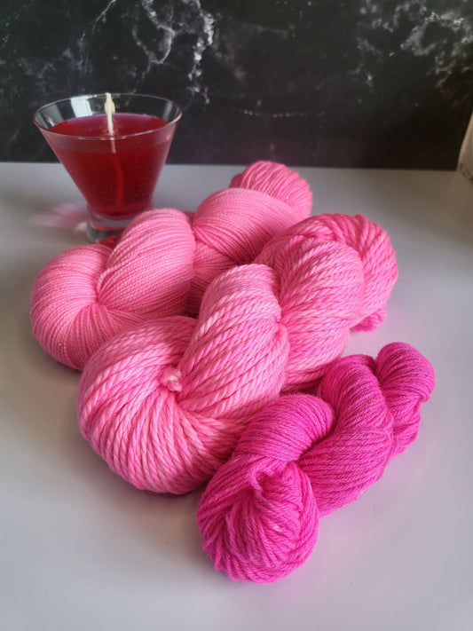Cosmopolitan- Sex and the City Inspired Hand Dyed Yarn