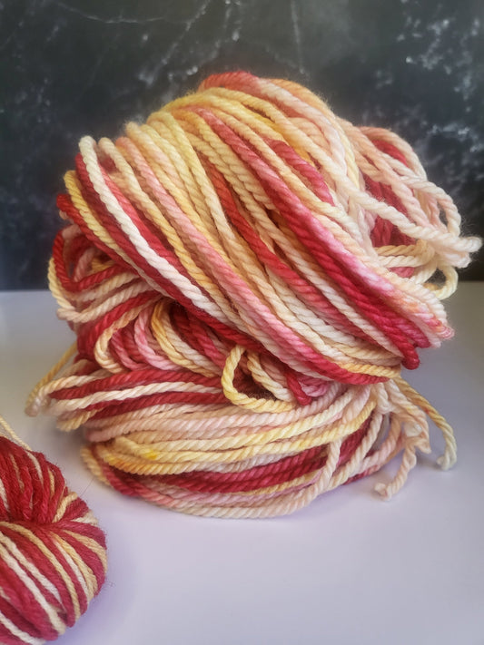 Red Bottom Heels- Sex and the City Inspired Hand Dyed Yarn