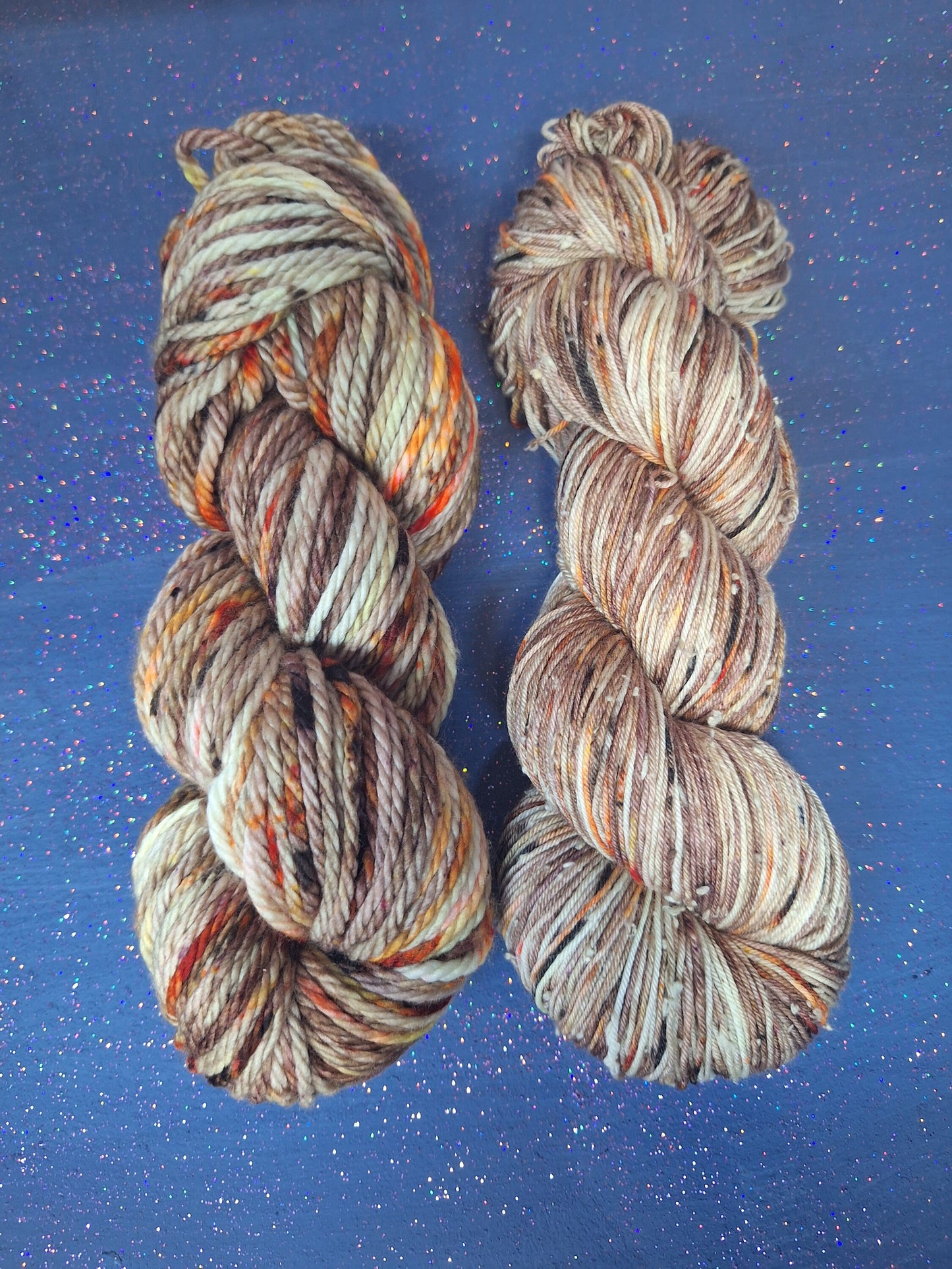 Hot Mockolate Friends inspired Hand Dyed Yarn and Spinning/Blending Kit