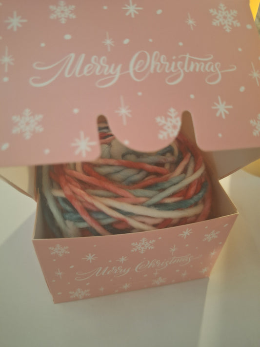Christmas Cake in a Gift Box