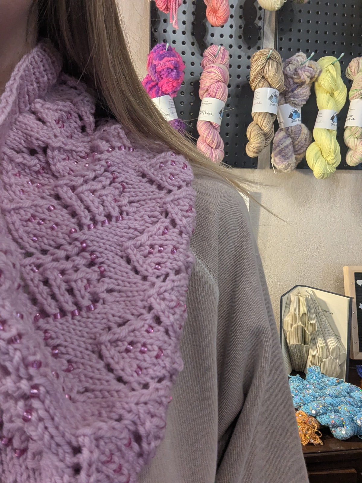 Knitting with Beads - Knitting Class for Making a Beaded Coventry Cowl!