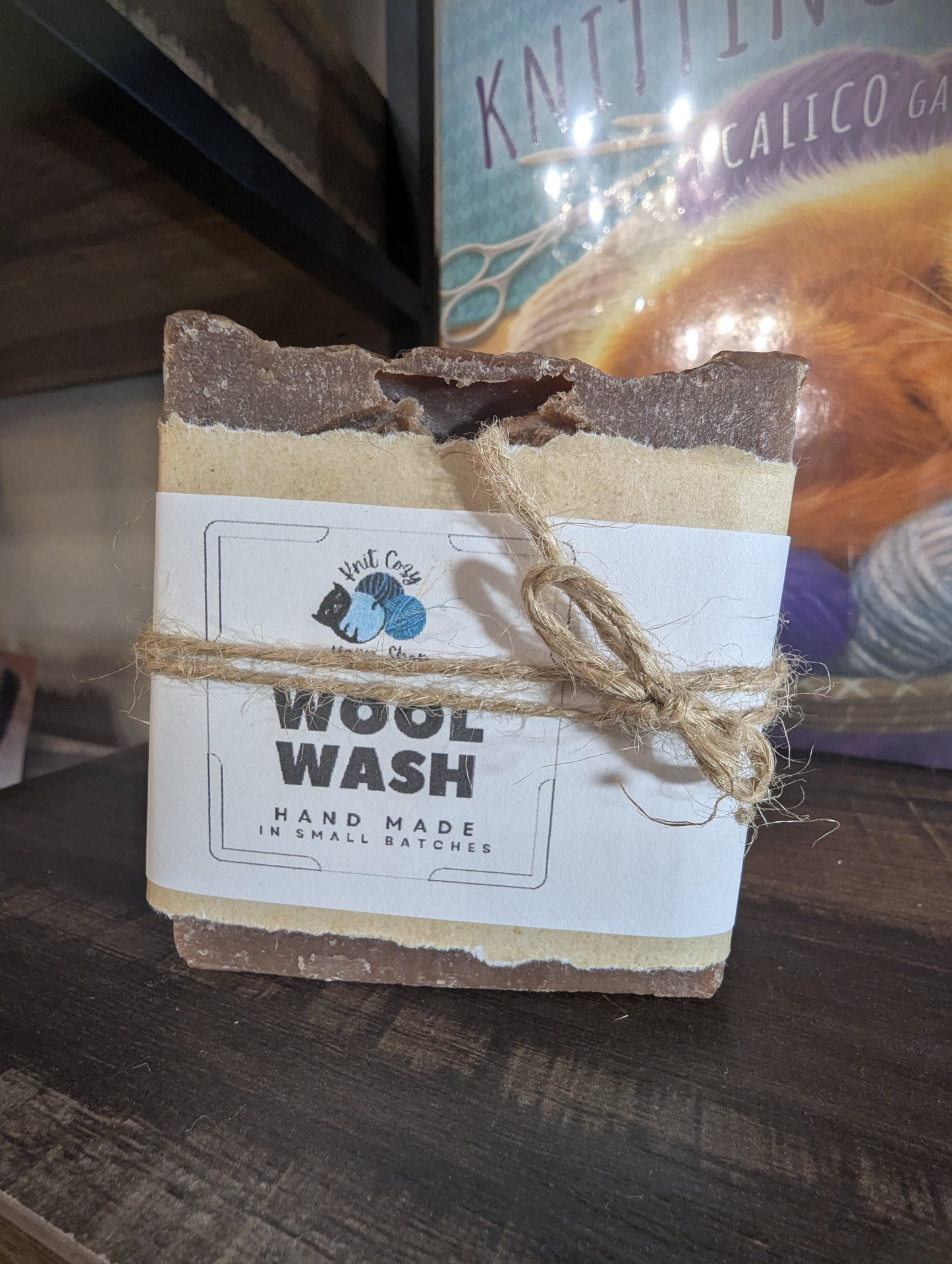 Knit Cozy Lanolin Wool Wash Bar
