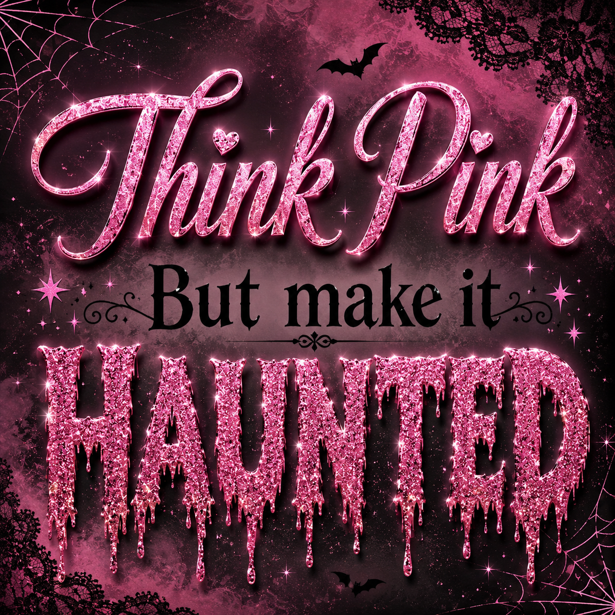 Think Pink But Make it Haunted Halloween Crafting Event