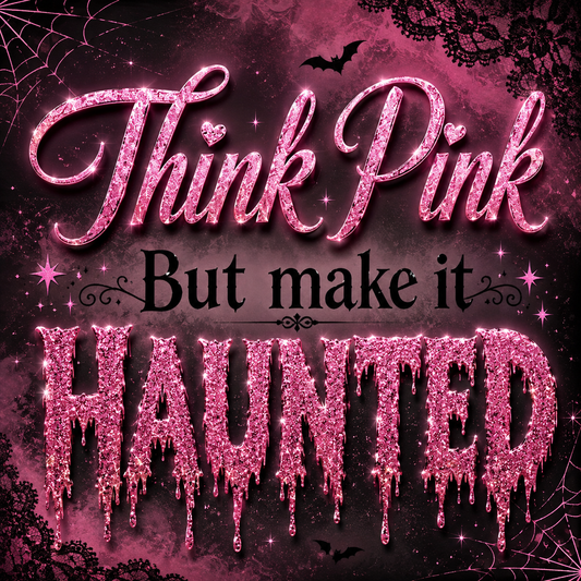 Think Pink But Make it Haunted Halloween Crafting Event